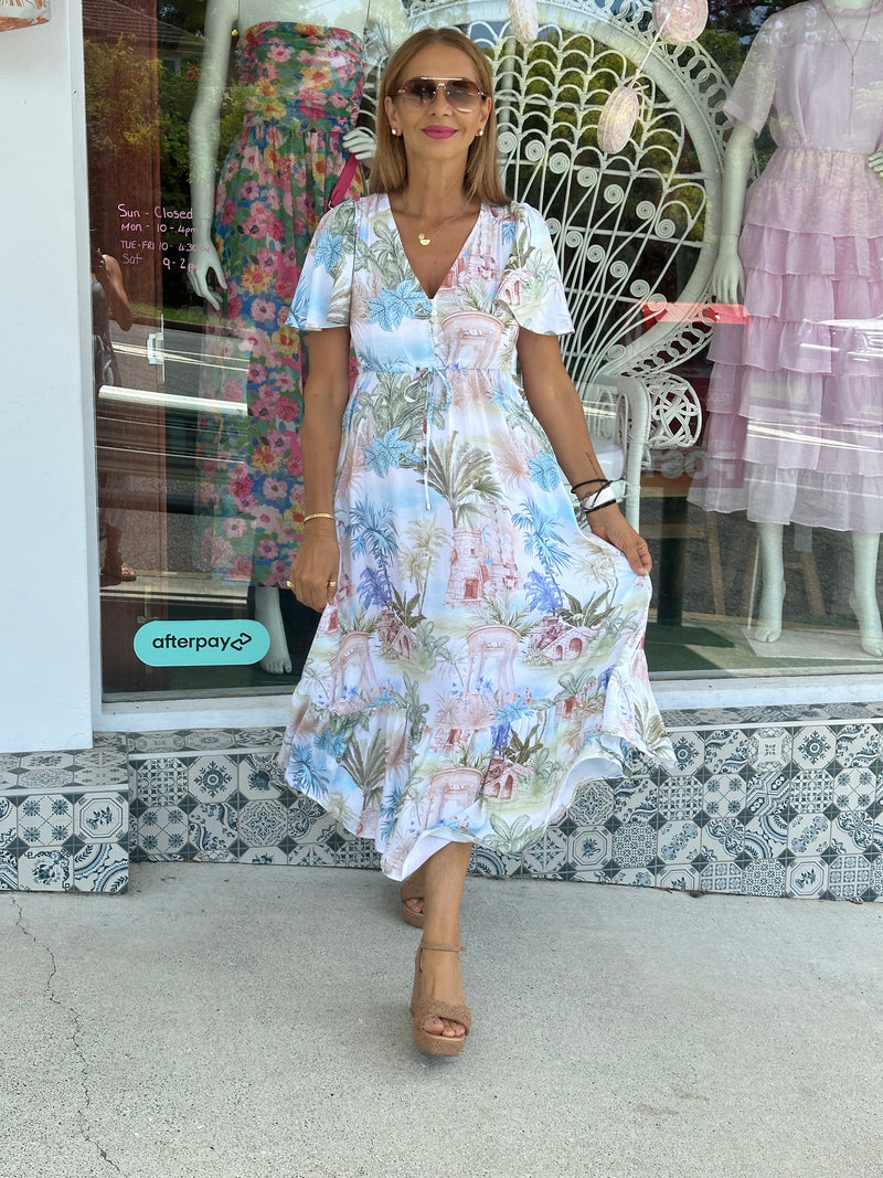 Botanical Bliss Midi Dress