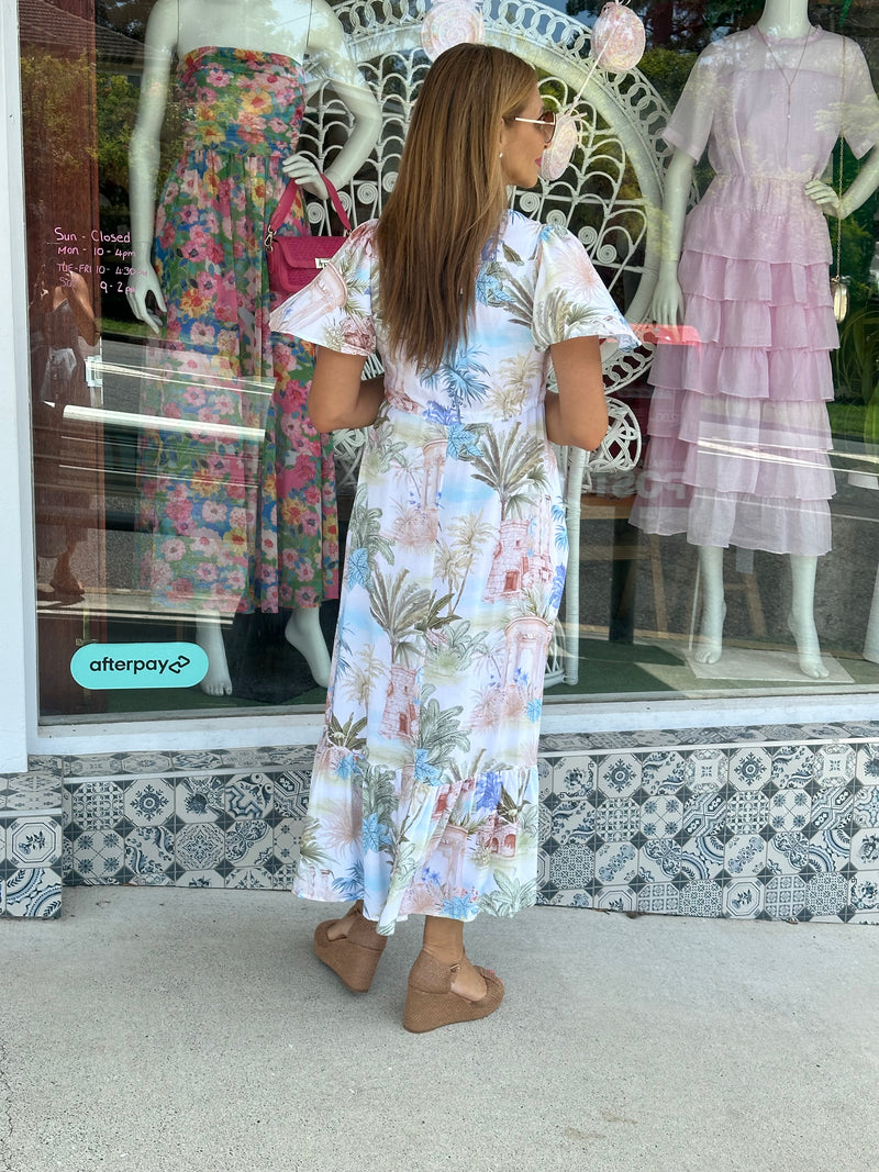 Botanical Bliss Midi Dress