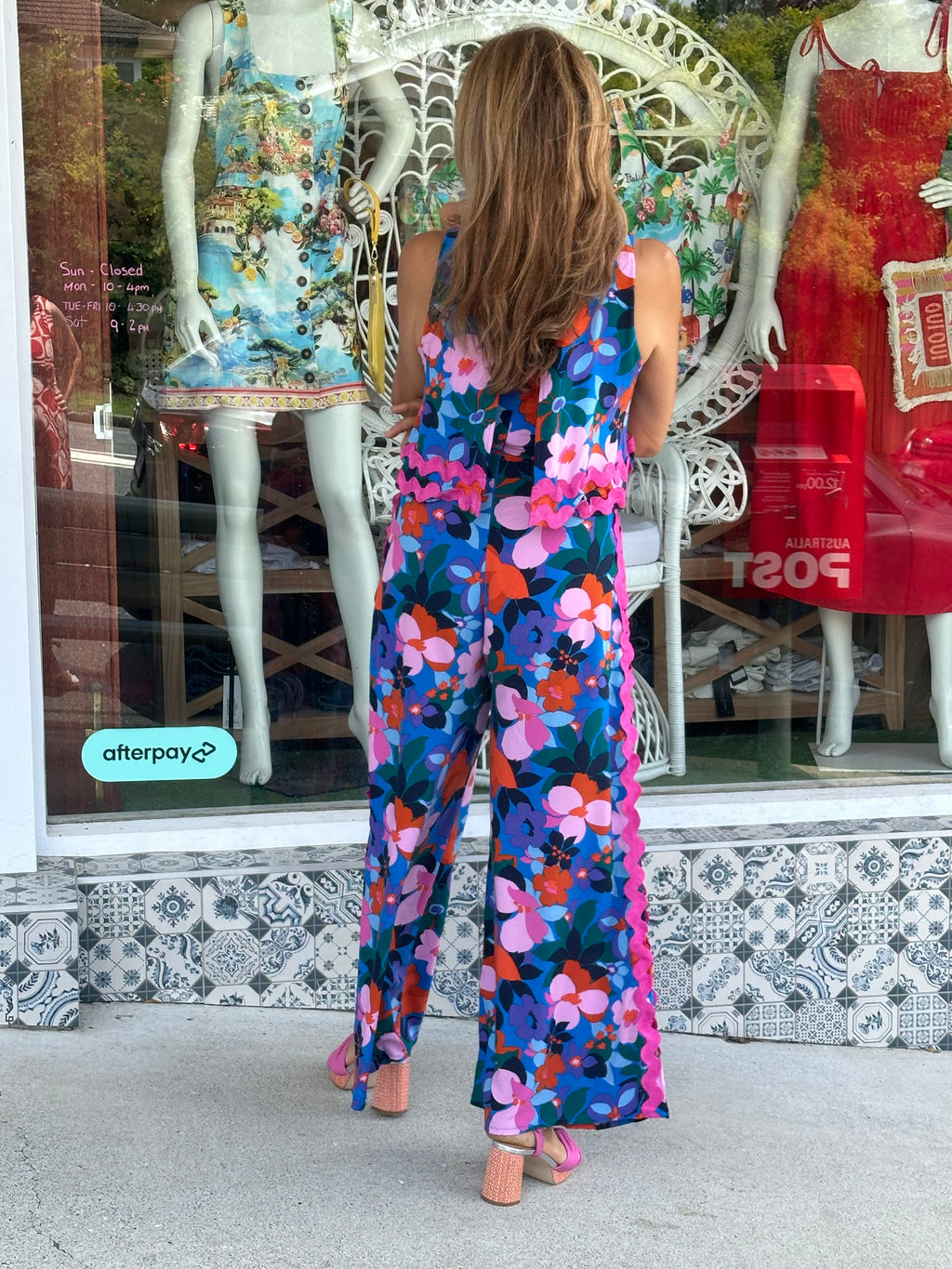 Zetta Floral Print Jumpsuit