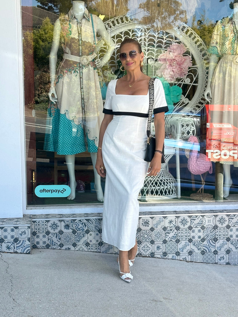 Calessia White Dress