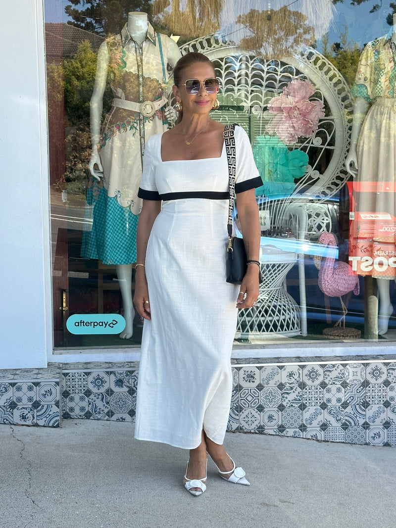 Calessia White Dress