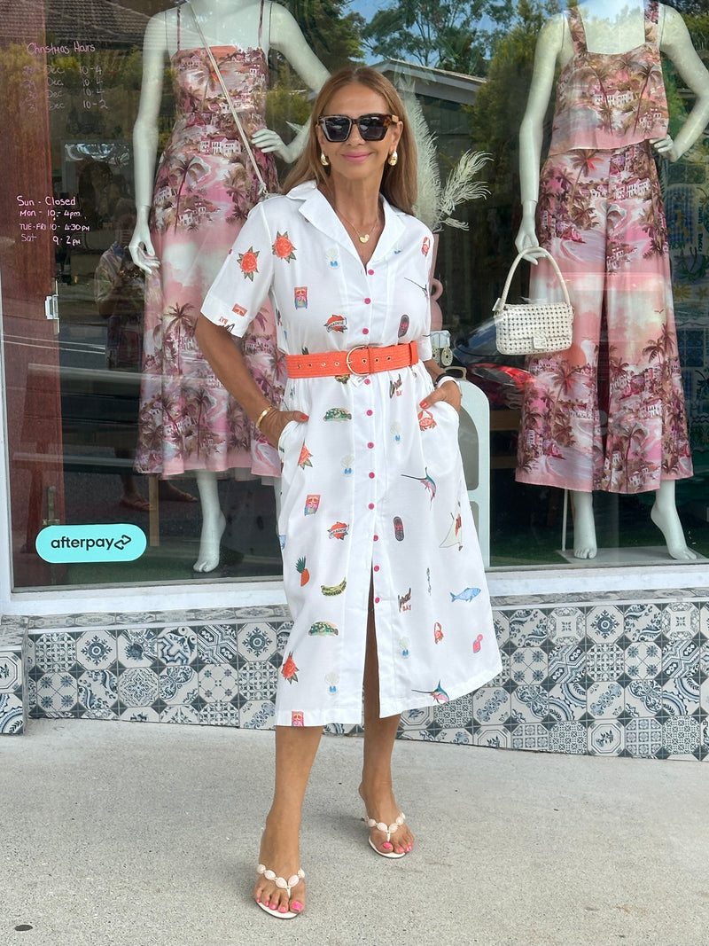 Coral Bay Shirt Dress