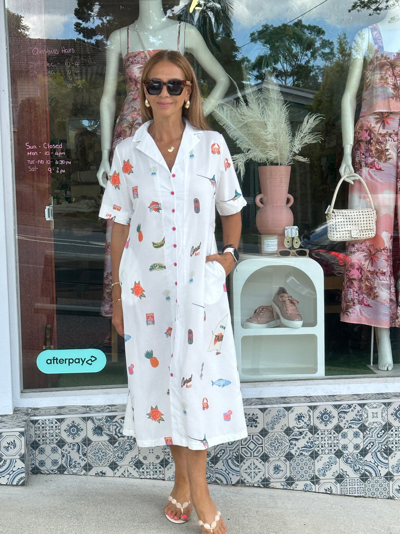 Coral Bay Shirt Dress