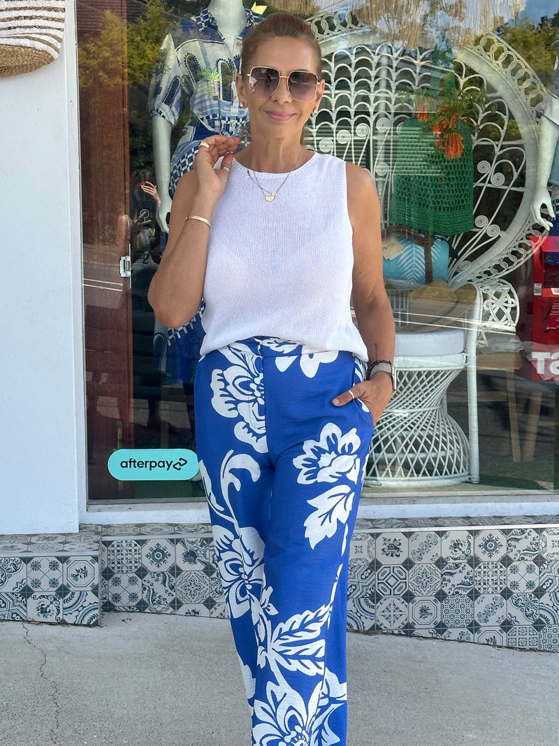 Blue Aruba Pants