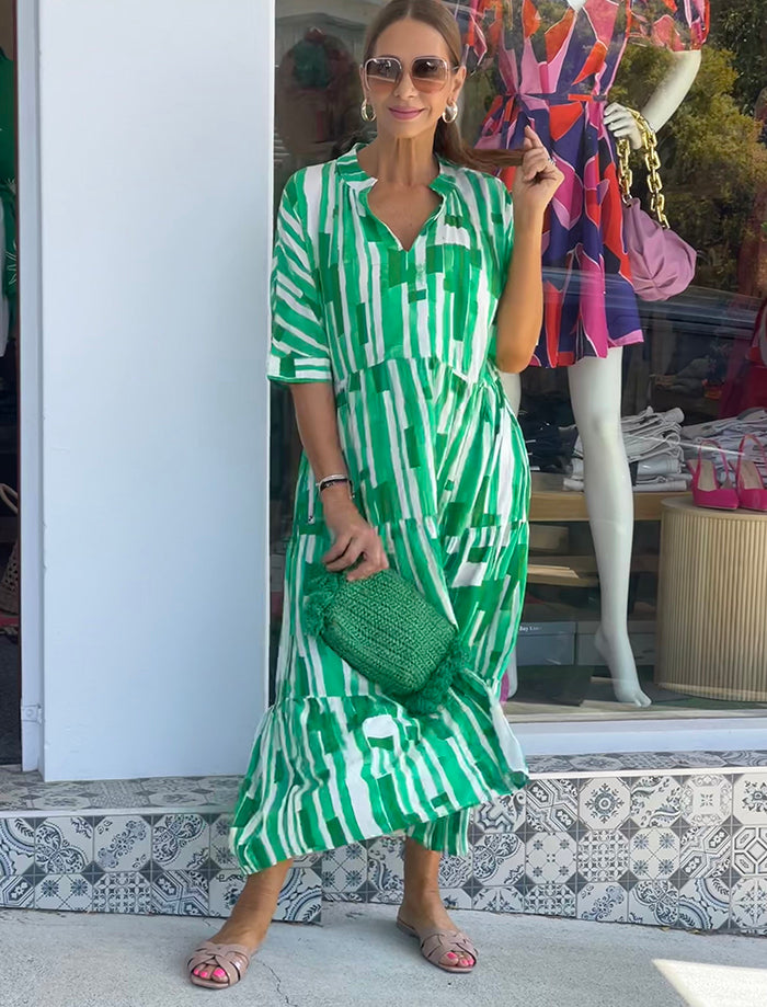 Asha Maxi Dress - Green