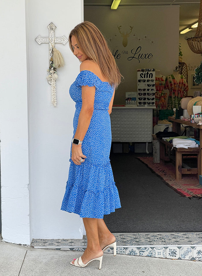 Azure Days Midi Dress