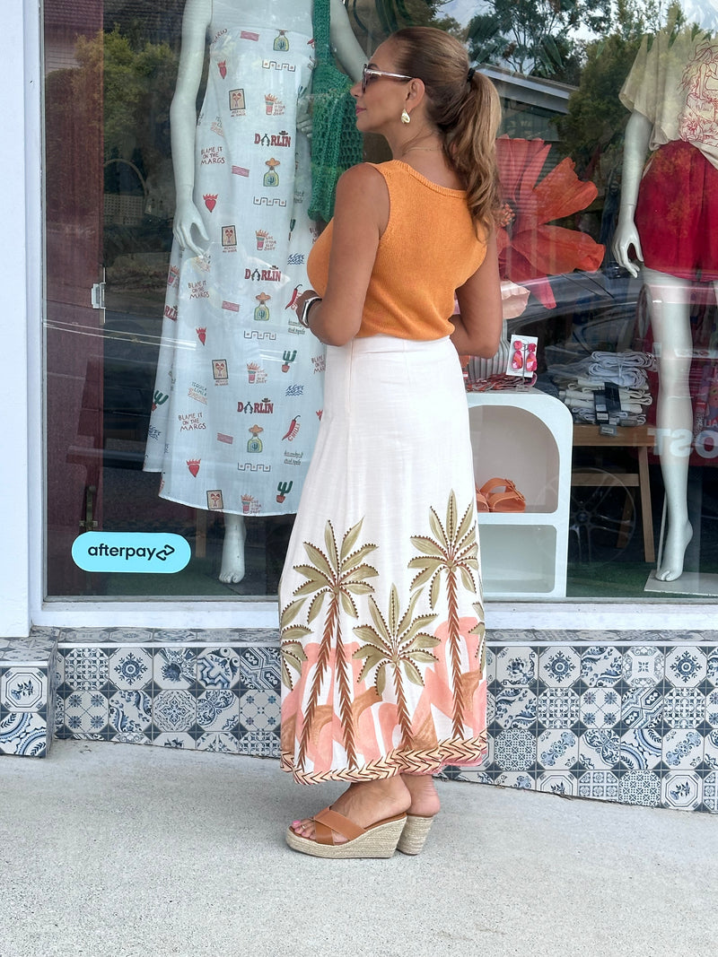 Dusk Palm Skirt