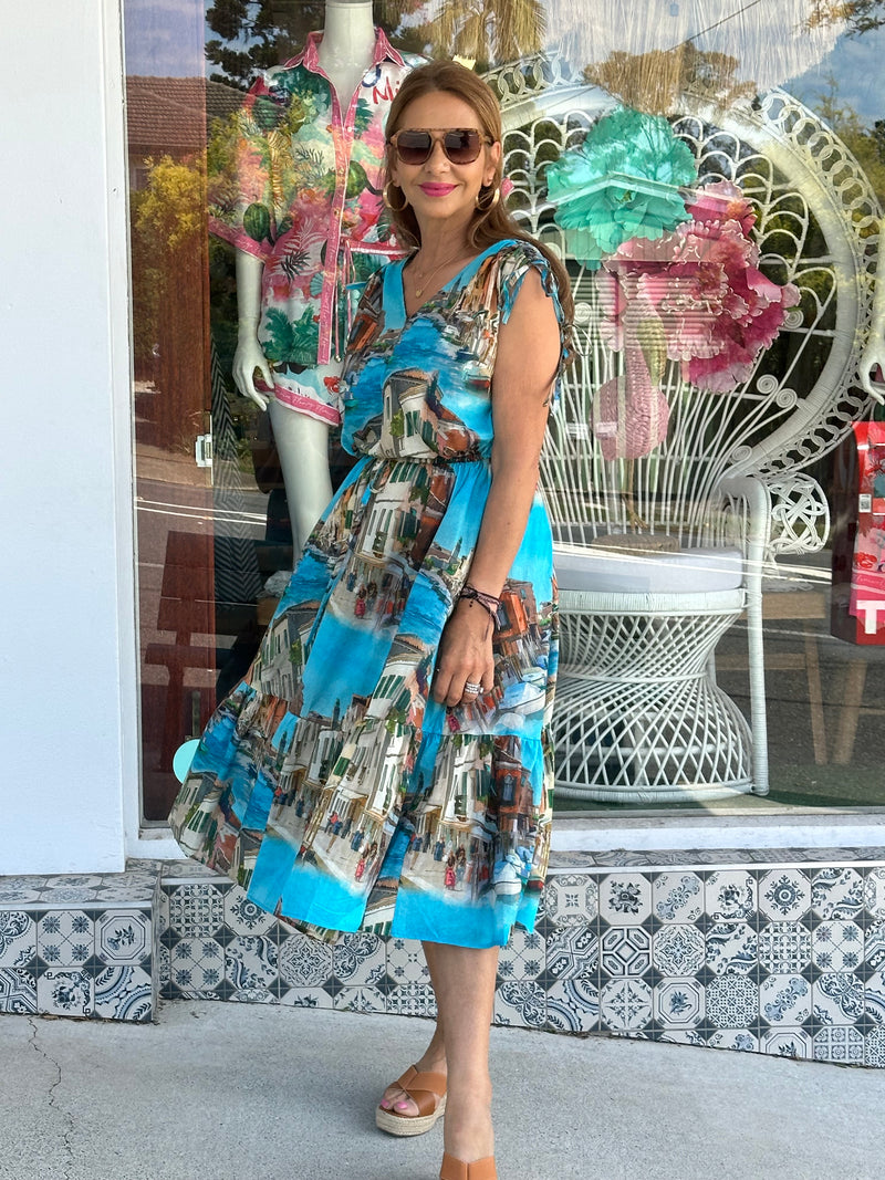 Venice Dress - Blue