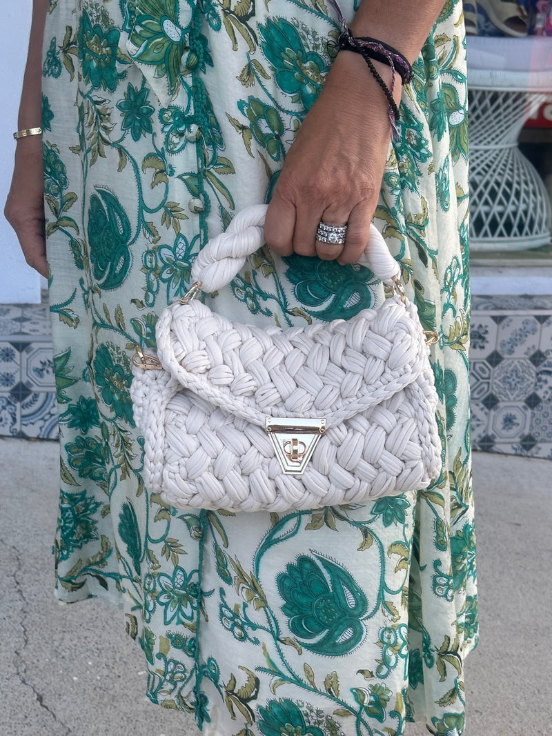 Cream Crochet Bag