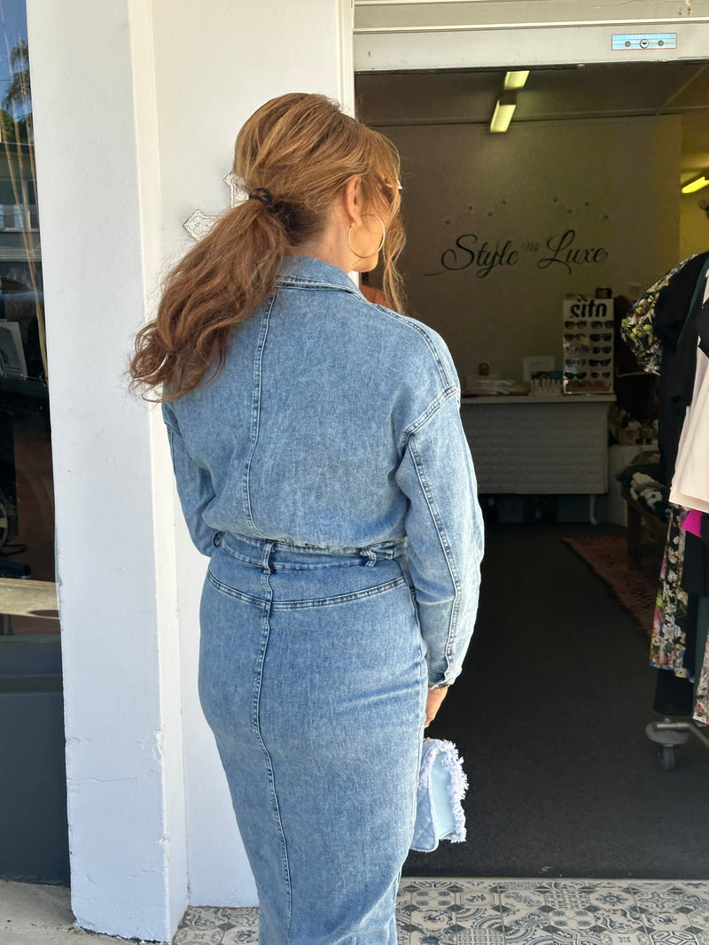 Cari Denim Dress