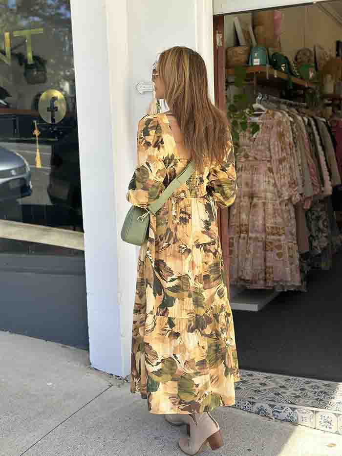 Wild Forest Midi Dress