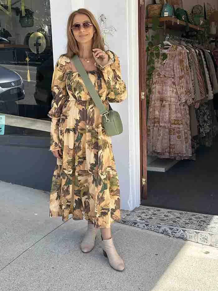 Wild Forest Midi Dress