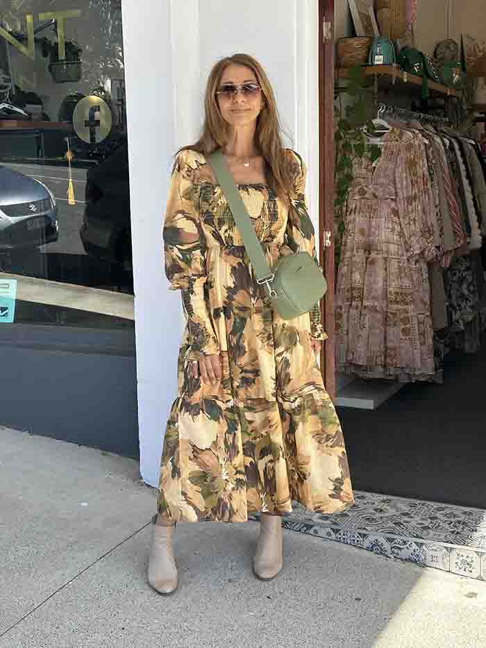 Wild Forest Midi Dress