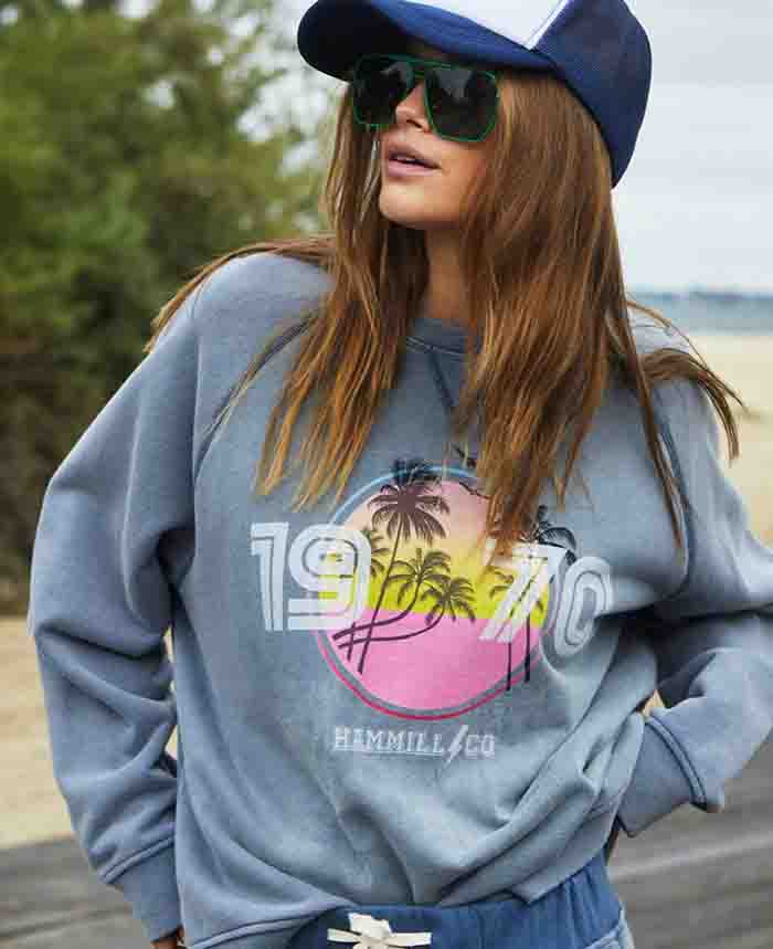 Beach Sweat - Faded Navy