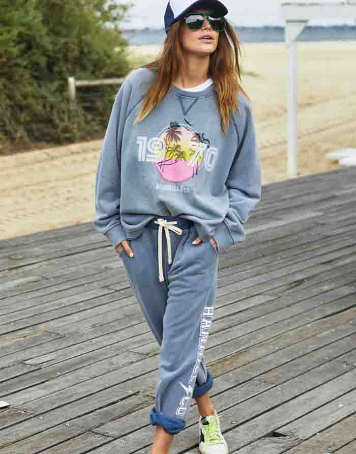 Beach Sweat - Faded Navy