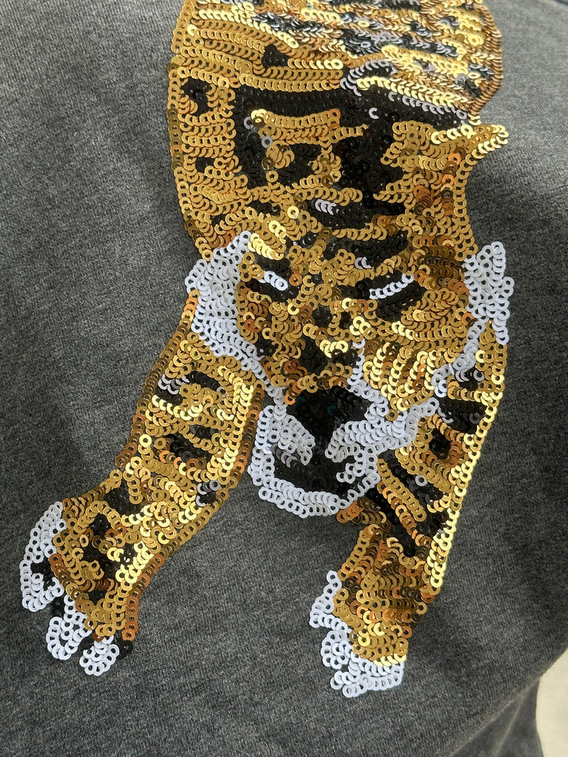 Tiger Sequin Tee