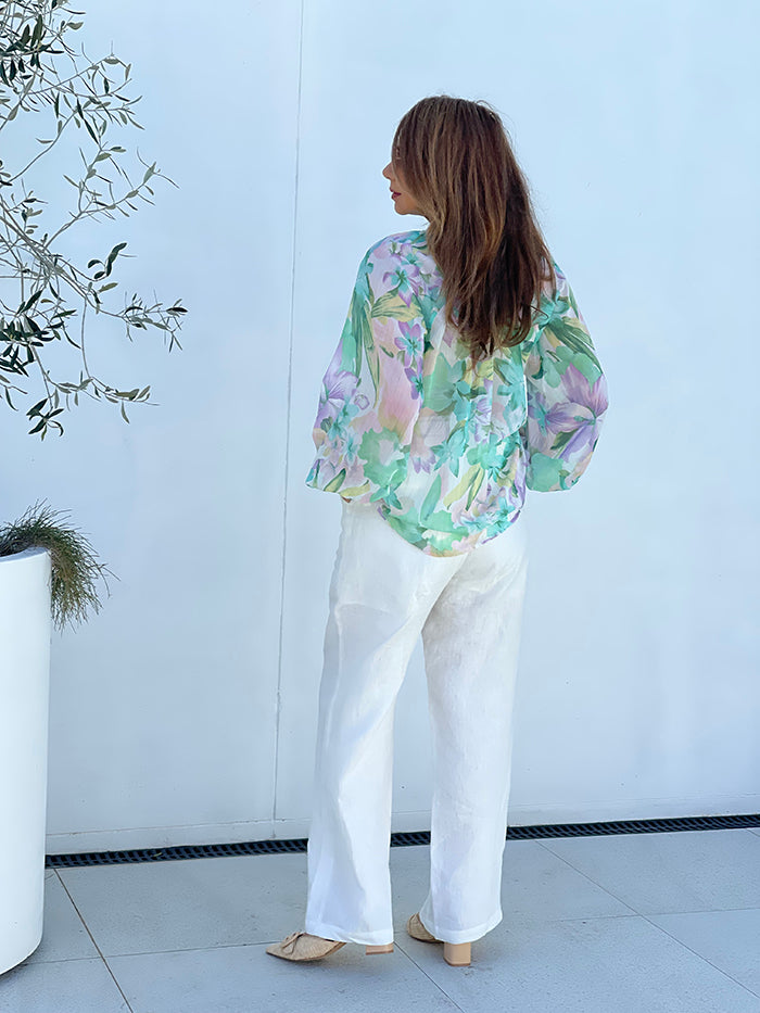 Lylih Floral Blouse