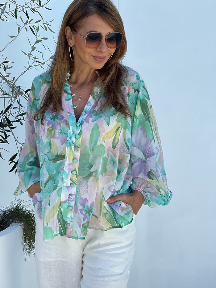 Lylih Floral Blouse