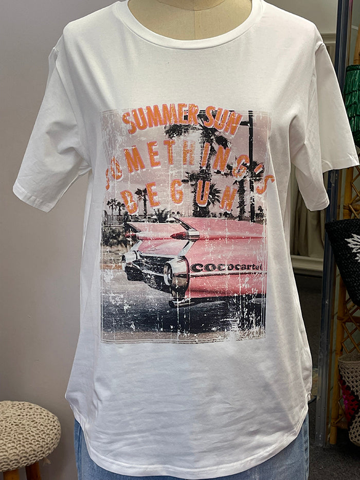 Summer Sun Retro Tee