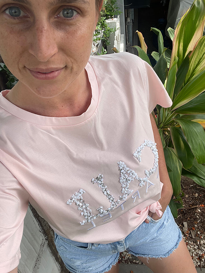 Cali Tee - Blush Pink