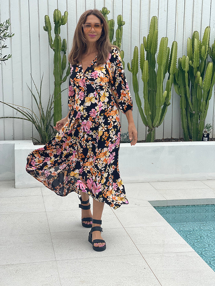 Mira Floral Maxi Dress