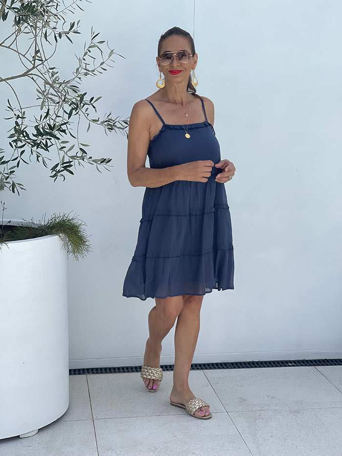 Havana Dress - Navy