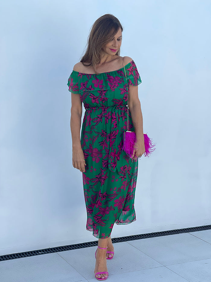 Off the shoulder Orchid Fantasy Dress