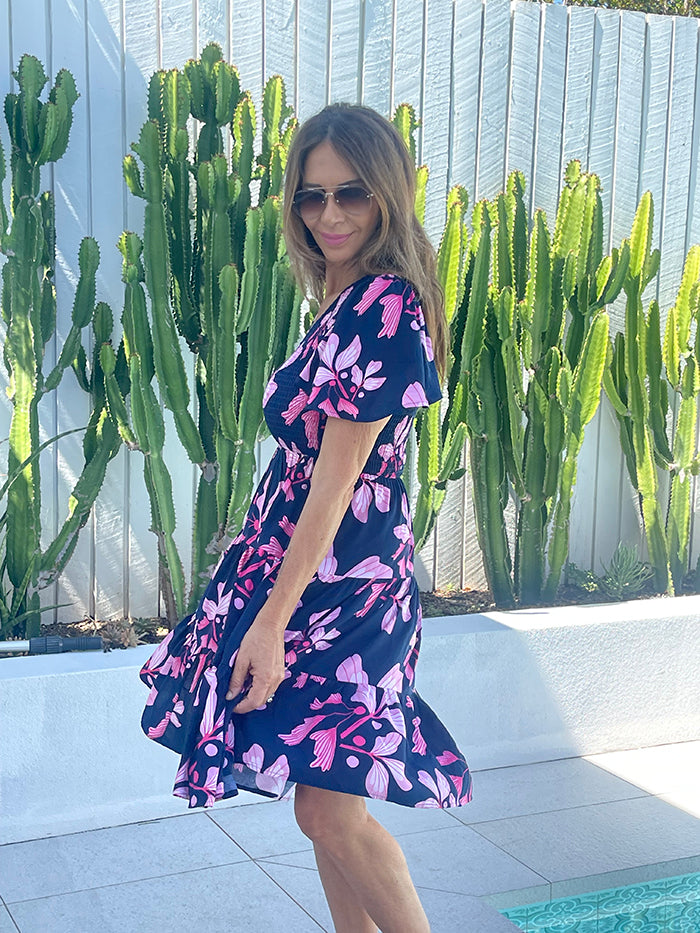 Annika Tiered Floral Dress