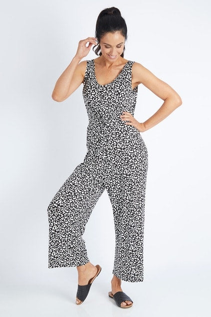 Kavala Jumpsuit - Brush Print