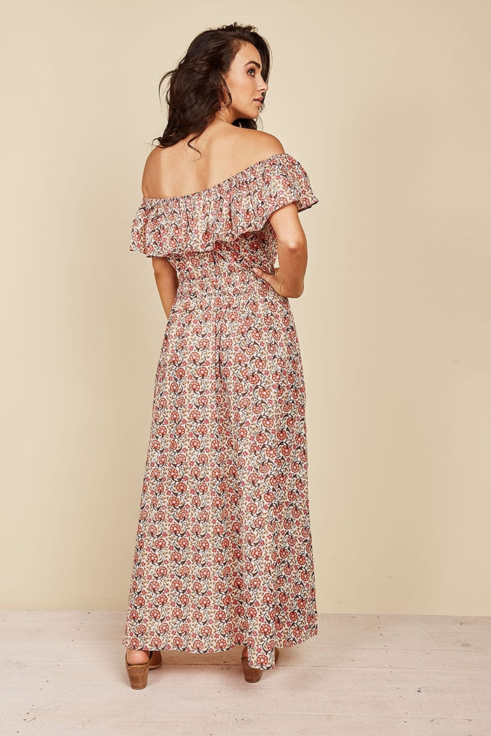 Goddess Maxi Dress - Poppy fields