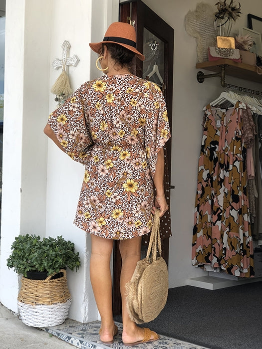 On Safari Kimono Dress