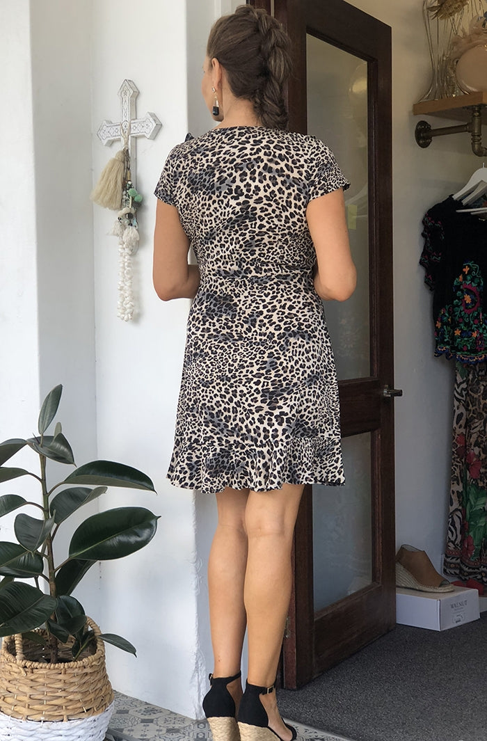 Leoni Dress - Leopard