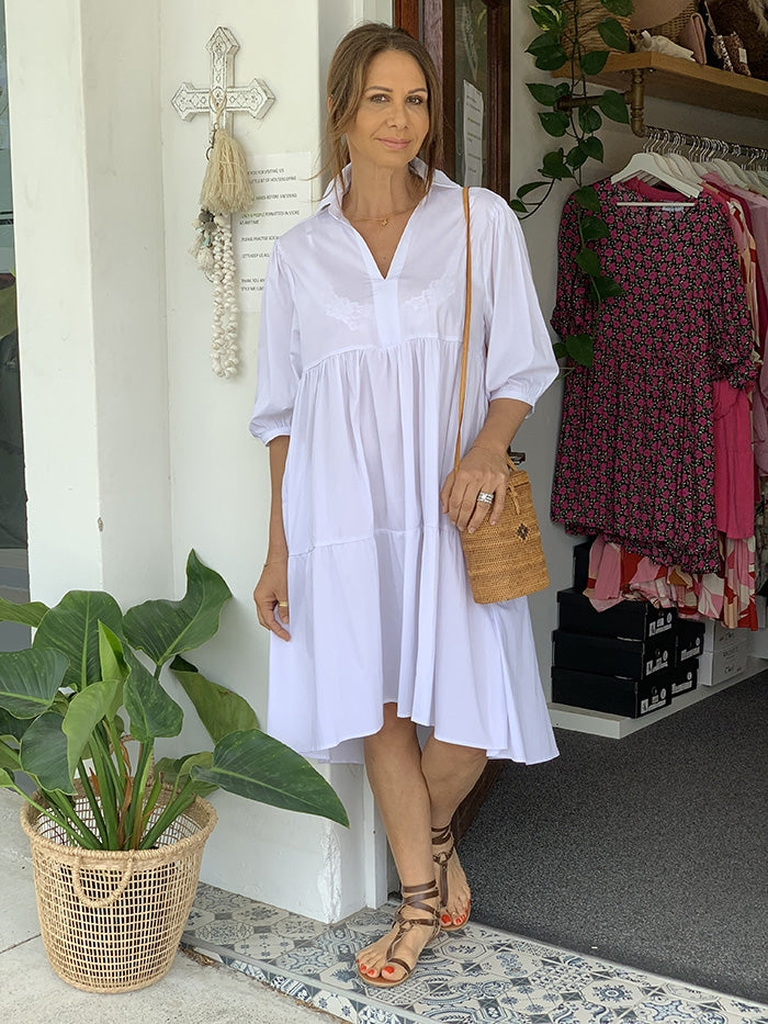 White Shirt Dress