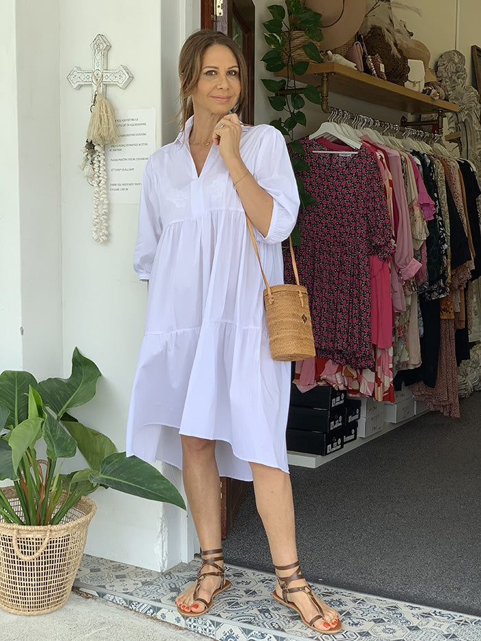 White Shirt Dress