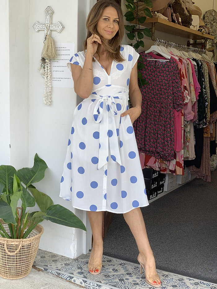 Bluebelle Spot Dress