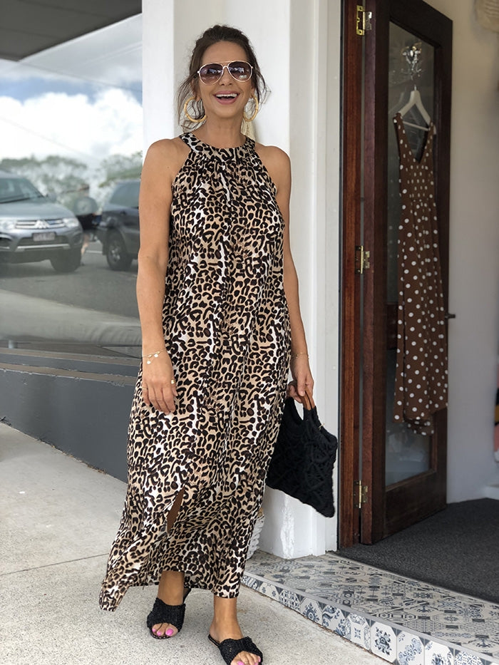 Caribbean Maxi Dress - Safari