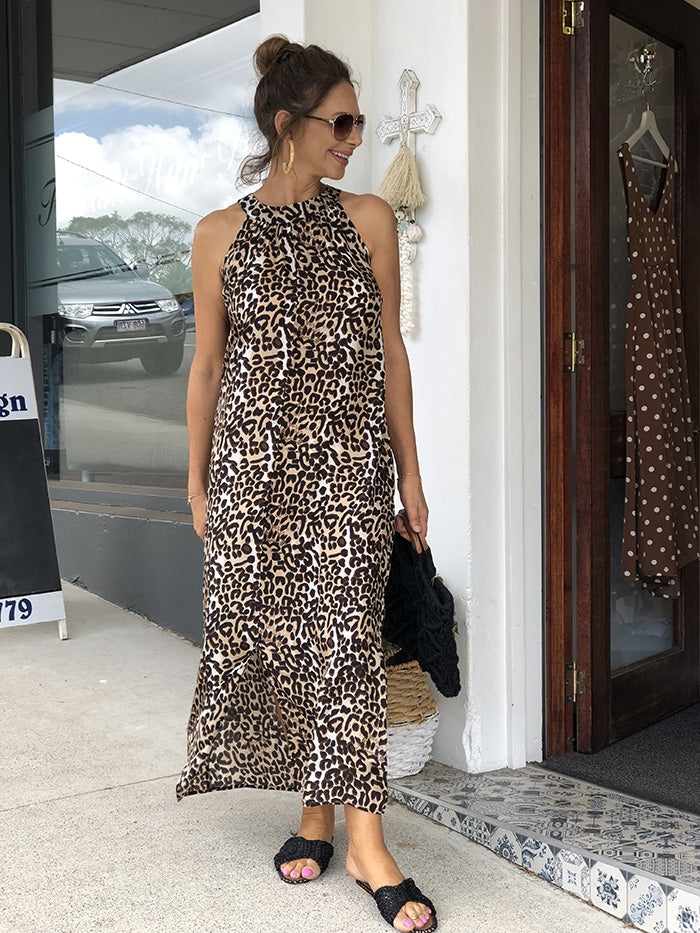 Caribbean Maxi Dress - Safari