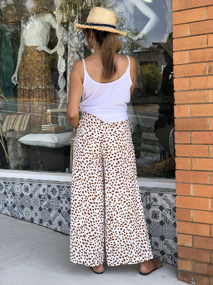 Anna Pants - Taupe Spot