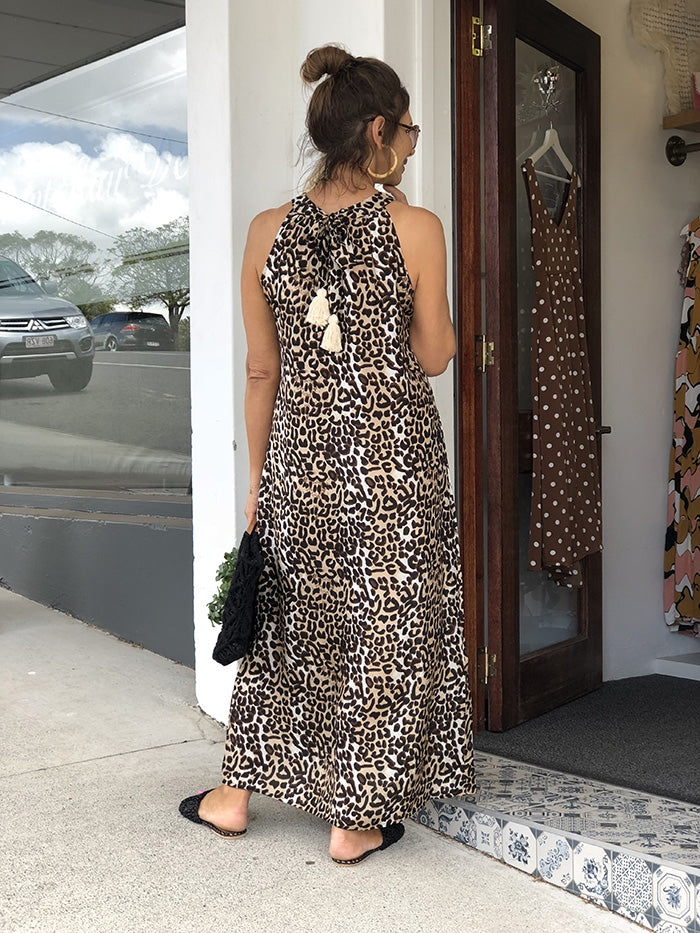 Caribbean Maxi Dress - Safari