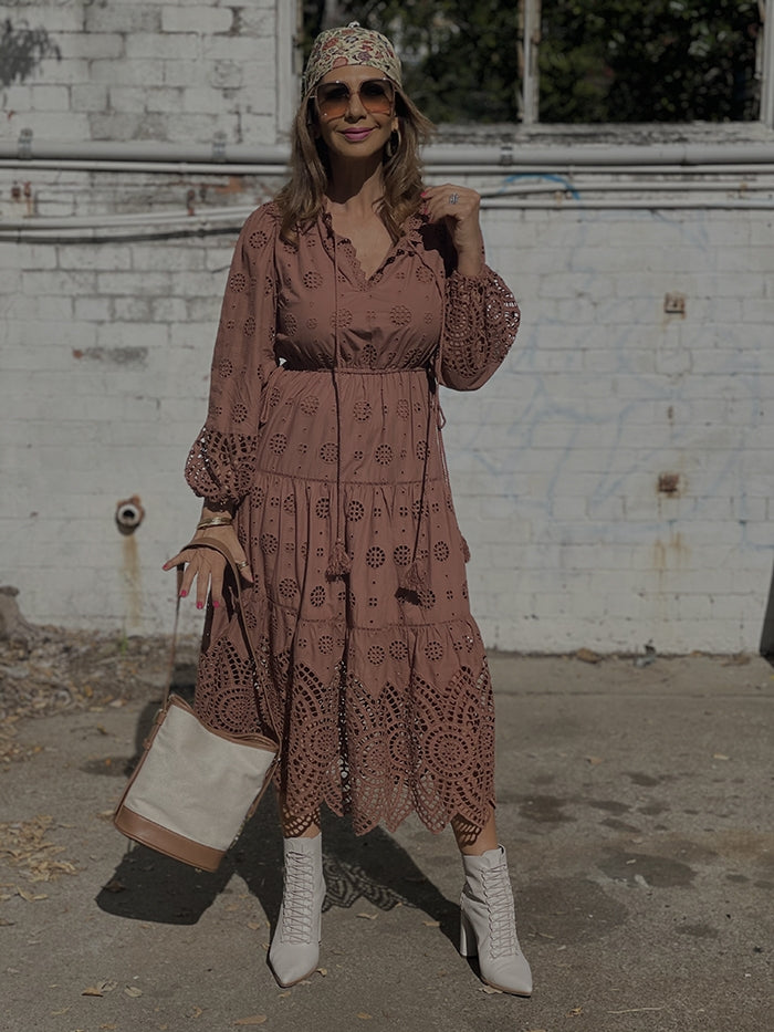 Westbound Midi Dress - Clay