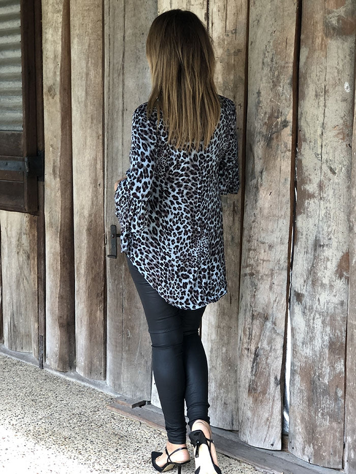 Kahlo Top - Leopard