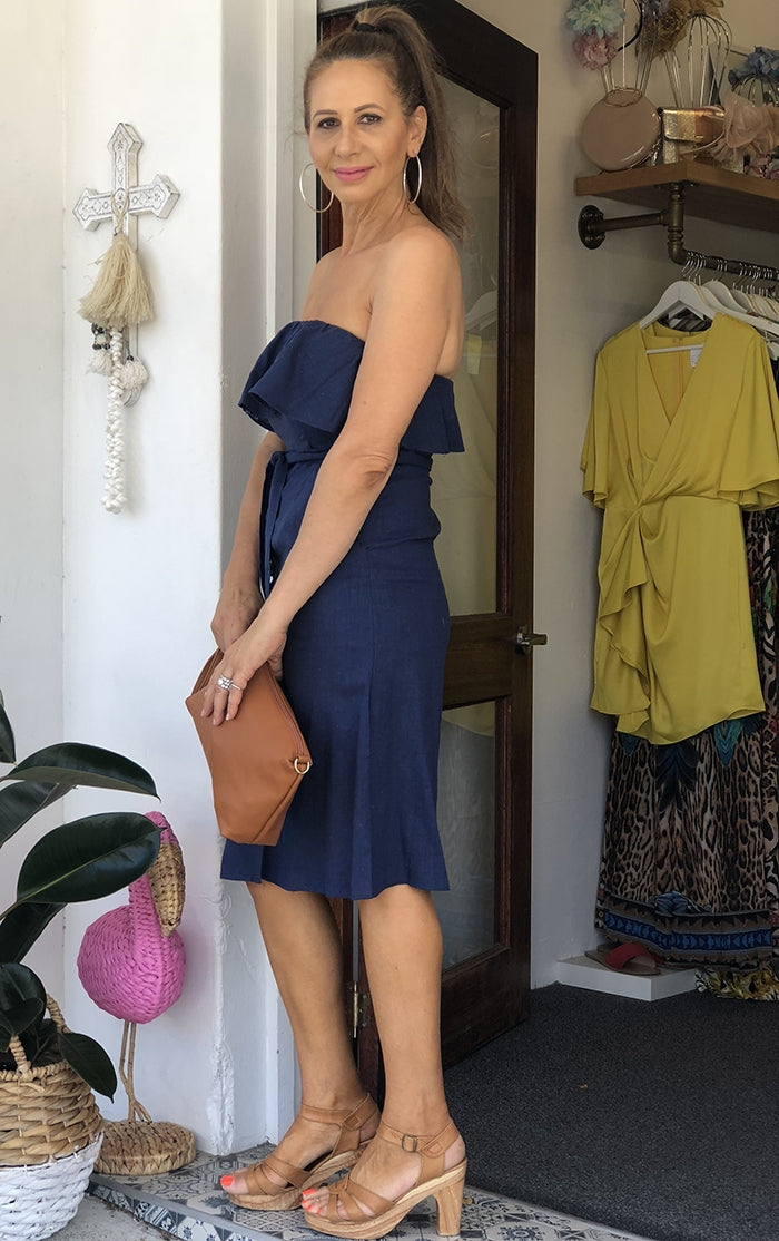 Kenzie Dress - Navy