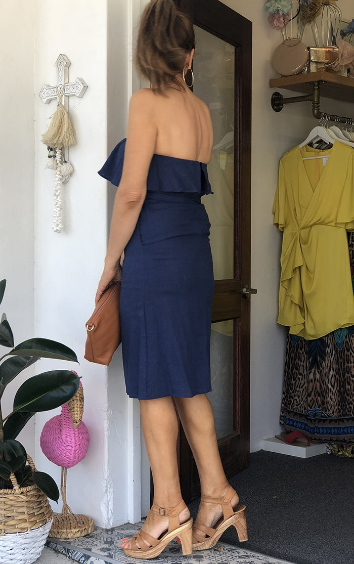 Kenzie Dress - Navy