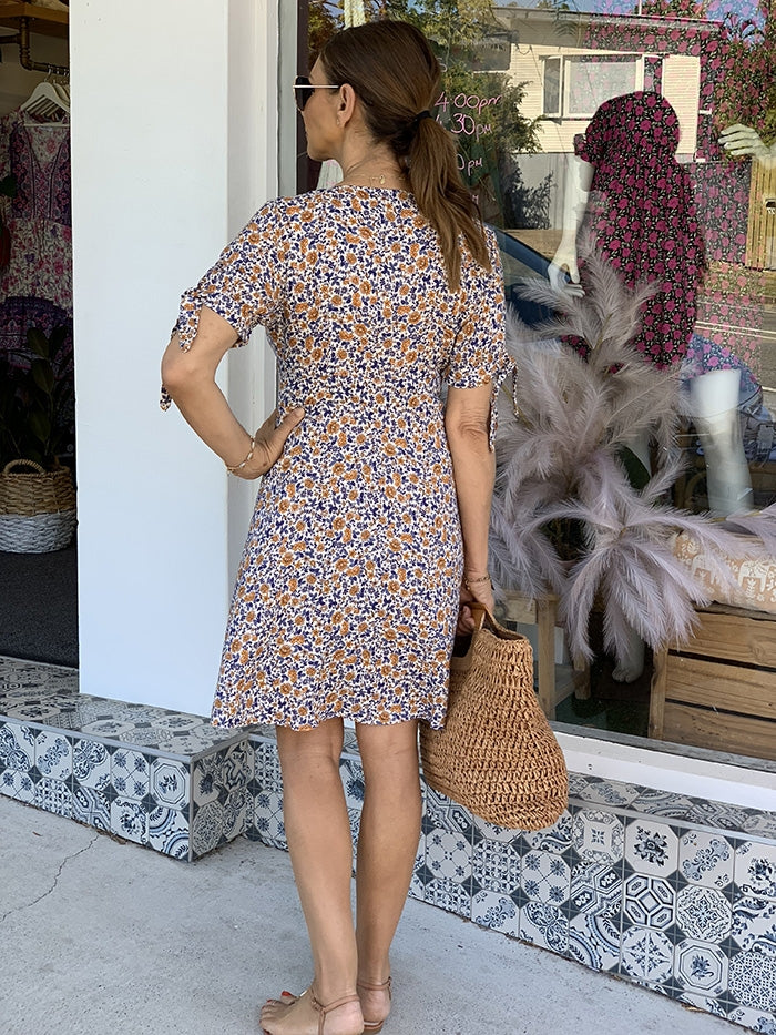 Lia Button Dress