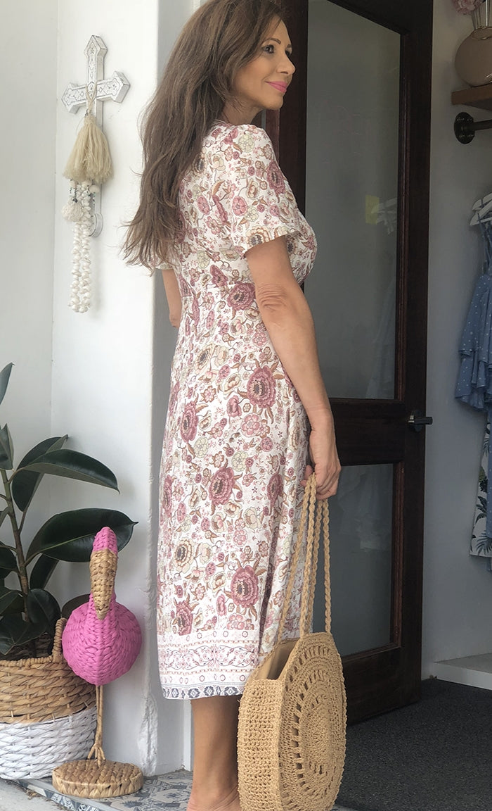 Dusty Rose Sundress