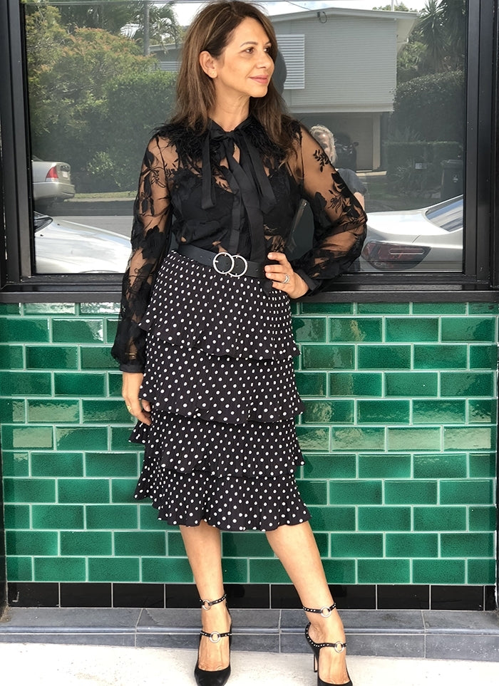 Munroe Skirt - Polka Dot