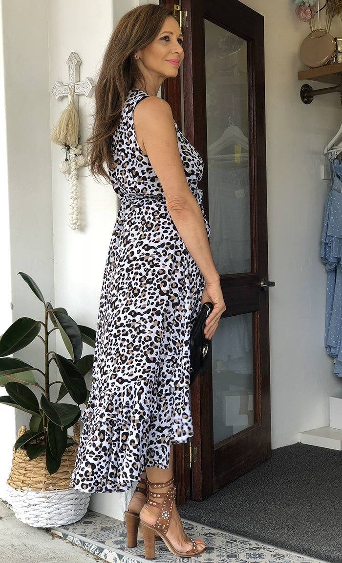 Monteau Dress - Leopard