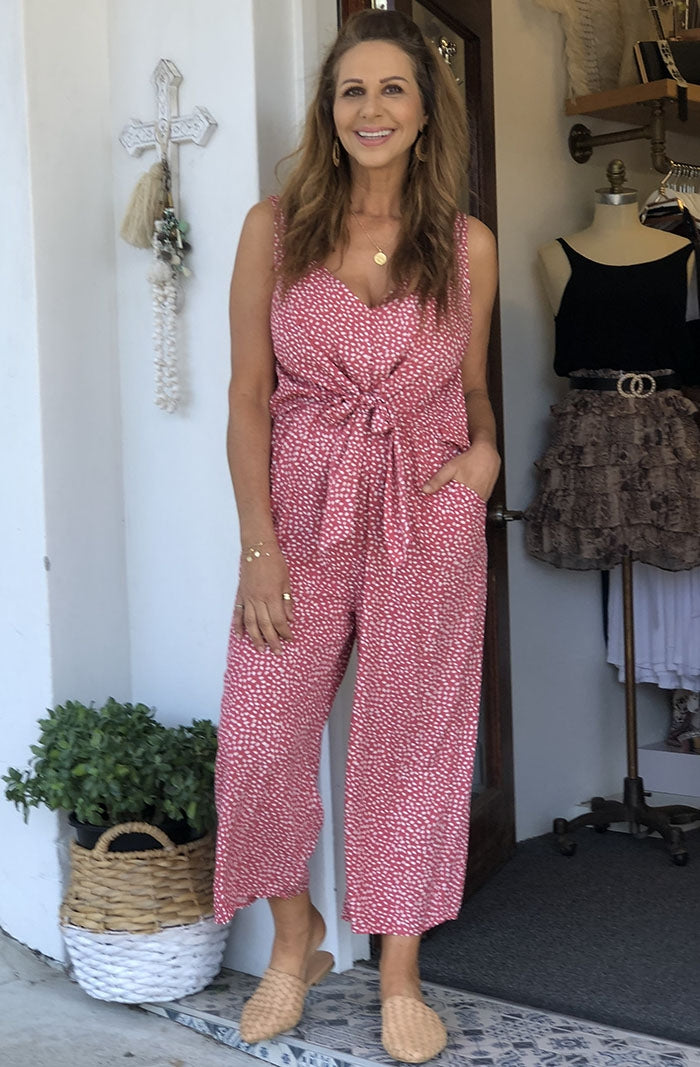 Ronnie Jumpsuit - Berry