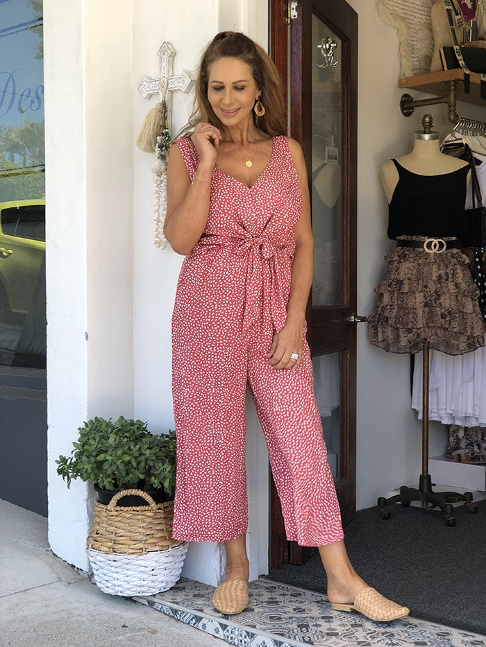 Ronnie Jumpsuit - Berry