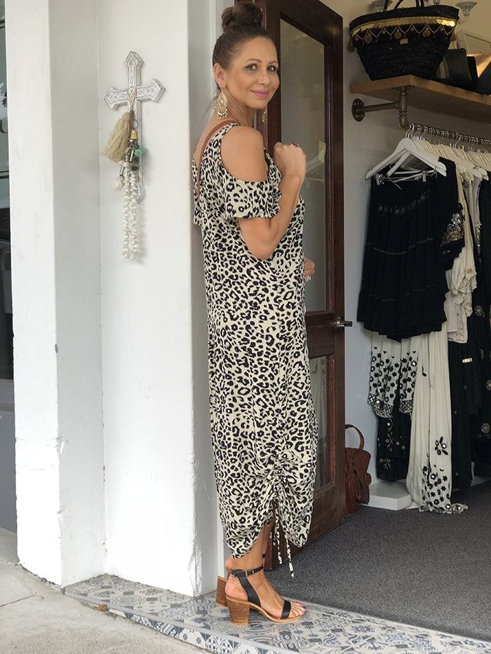 Ariana Leopard Dress